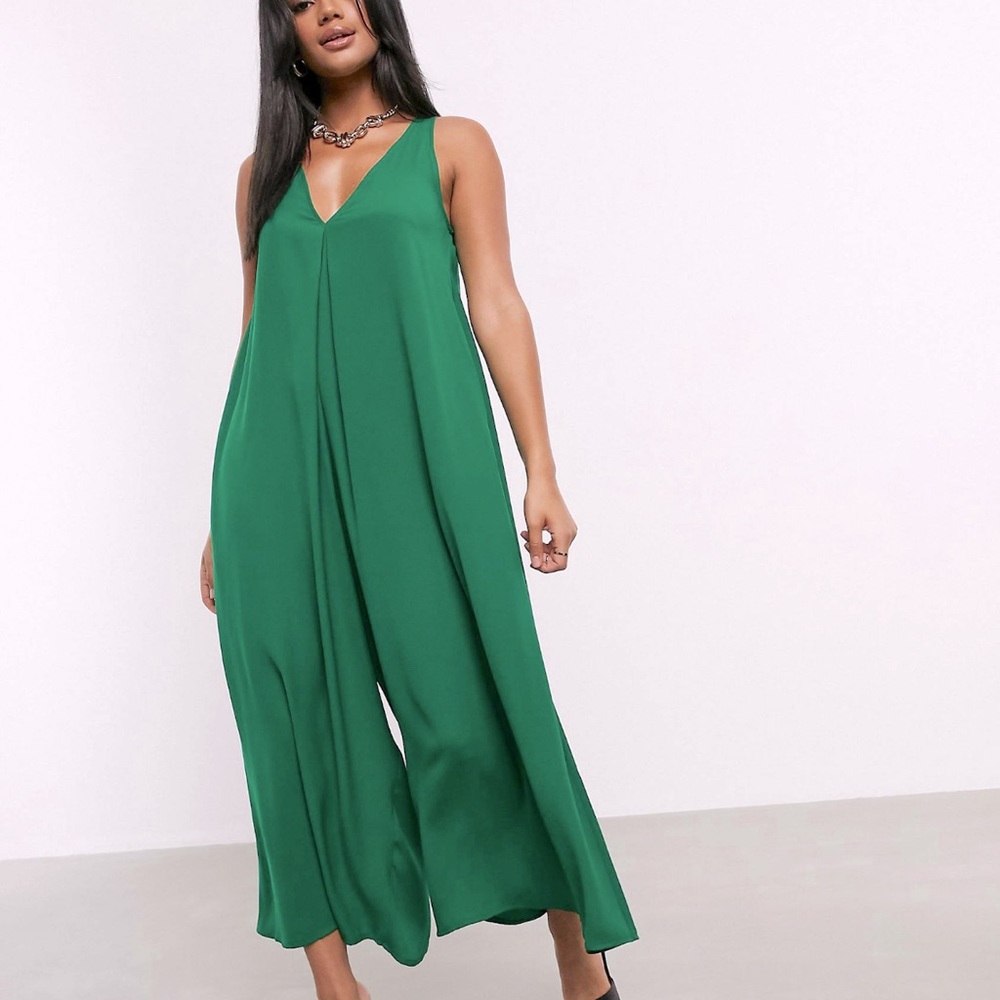 Green jumpsuit